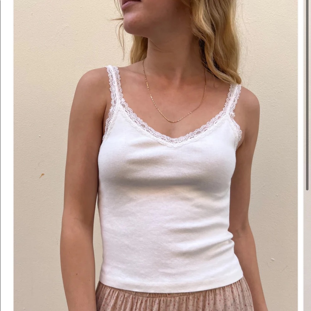 Brandy Melville Lorene Lace Tank